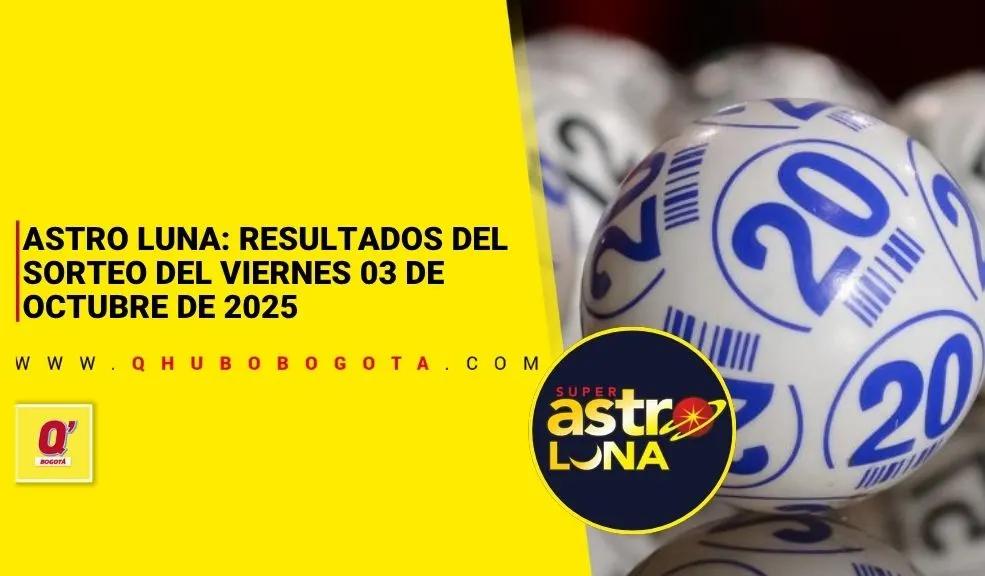 Astro Luna: resultados del sorteo del viernes 03 de octubre