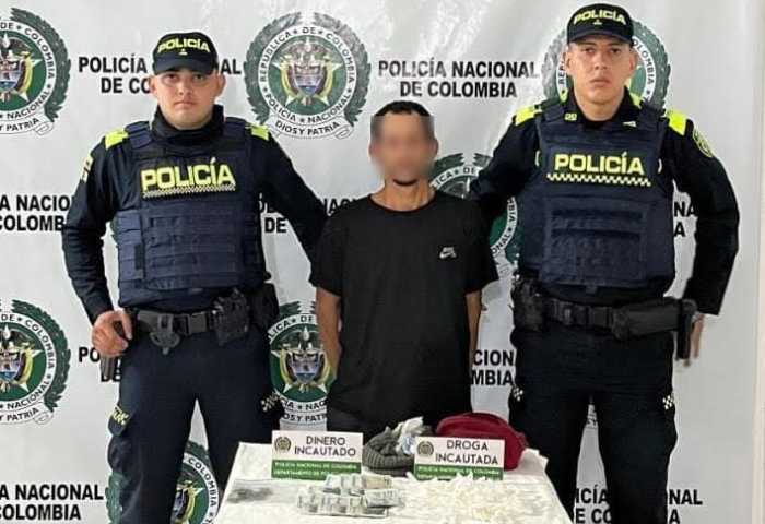 Capturado con base de coca lista para su distribución