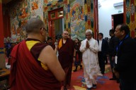 J&K LG in Russia, Pays Obeisance to Buddha Relics at Elista Monastery