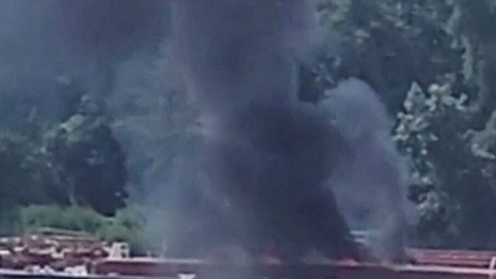 Helicopter crashes on Sacramento’s Highway 50; at least three critically injured