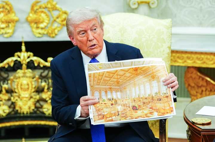 Trump likely to name White House ballroom after himself, officials say