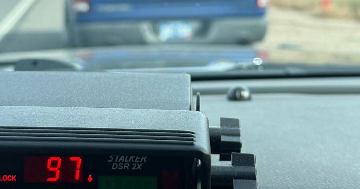Driver stopped in Colorado after going 97 mph in construction zone, police say
