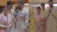 Akshay Kumar, Twinkle Khanna Visit Temple In London With Kids Aarav And Nitara On Diwali