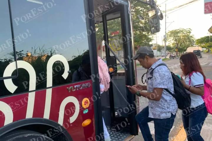 Vecinos de jardines en Campeche amenazan con tomar camiones Ko´ox; no están de acuerdo con la ruta