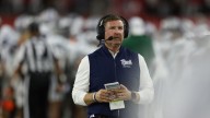 Nevada coach Jeff Choate addresses the media after the Pack's loss