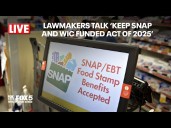 LIVE: Democratic lawmakers discuss 'Keep SNAP and WIC Funded Act of 2025'