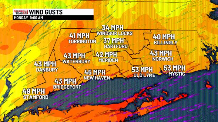 Stormy weather arriving Sunday