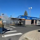 Firefighters quickly extinguish van fire on Main Street in Deer Park