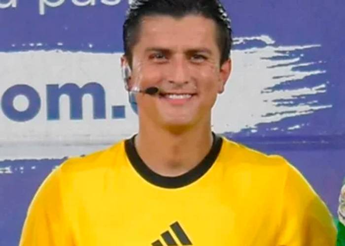 Jonnathan Ortiz, el árbitro de Junior vs. América en Copa Betplay