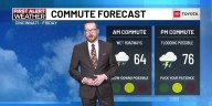 Soaking rain hits for much of the day before cooler, fall air moves in midweek