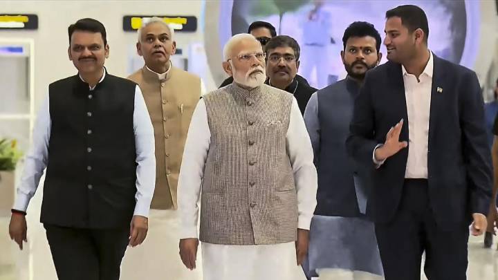 PM Modi inaugurates phase one of Navi Mumbai International Airport