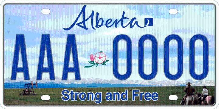 Alberta introduces new licence plate concepts for residents to vote on