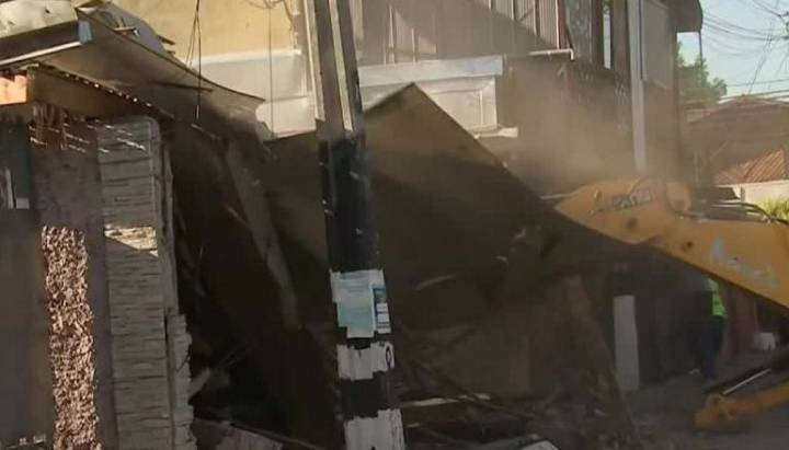 Casa narco demolida: inmueble era usado para tráfico y acopio de drogas en Renca