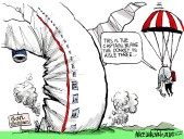 Cartoon: Blame the donkey