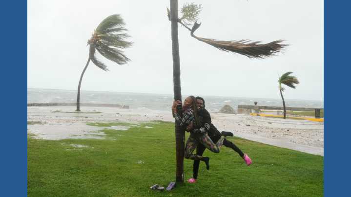 The Latest: Category 5 Hurricane Melissa makes landfall in Jamaica with record strength