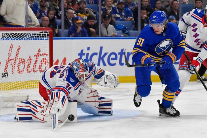Shesterkin stops 37 shots, Sullivan gets 1st win as Rangers' coach in 4