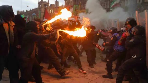 Marcha del 2 de octubre en CDMX: 94 policías heridos