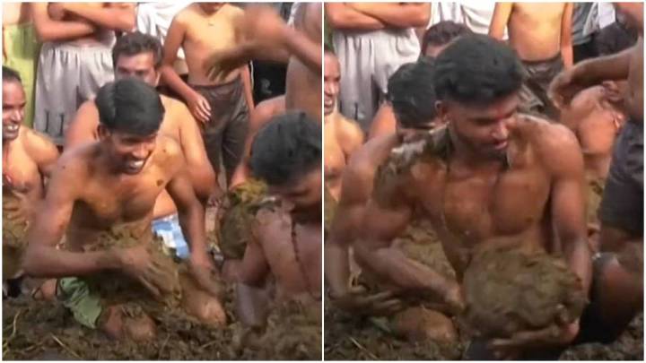Inside India’s wildest Diwali celebration: Villagers in Karnataka throw cow dung to mark end of festivities