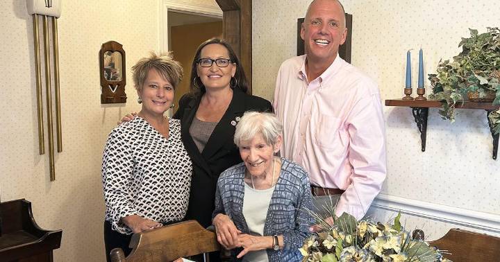 Still at home in Pawtucket, Calista celebrates 100