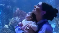 Ana Brenda Contreras comparte tierno momento con su hija Aria en el acuario