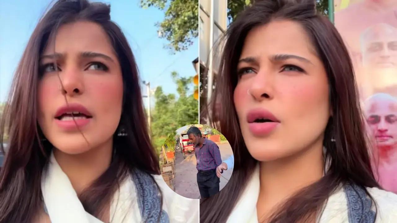 BB18's Edin Rose HARASSED by a man outside Delhi temple, photographer slaps him, man says, 'Maine galti..'