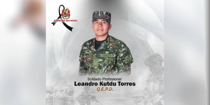 Ejército halló el cadáver de soldado que cayó al río Cimitarra en Yondó, Antioquia, tras hostigamiento del Clan del Golfo