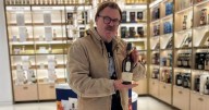 Parks and Recreation's Nick Offerman spotted in Edinburgh city centre