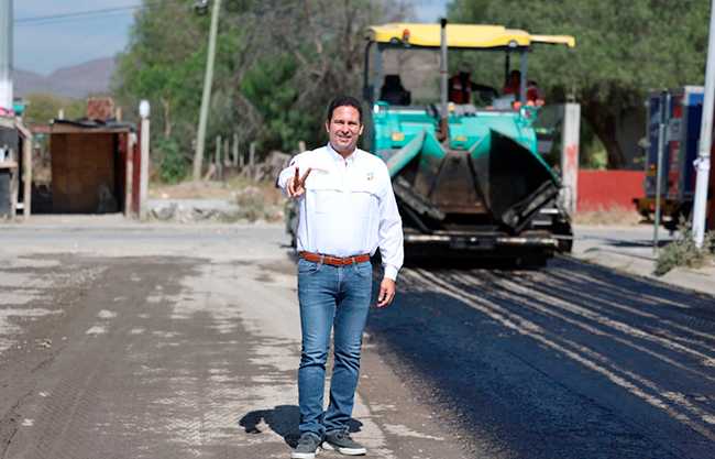 Avanza repavimentación en el bulevar Francisco I. Madero: Javier Díaz