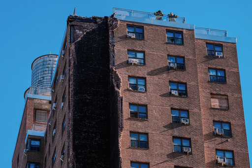 Part of a New York City apartment building collapses, no injuries reported