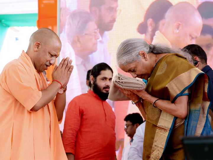 Nirmala Sitharaman unveils statues of three South Indian saints
