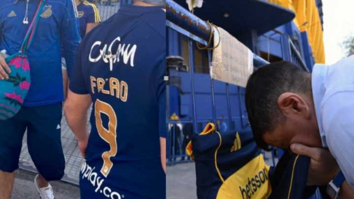 Video | Hinchas de Millonarios llegaron a la Bombonera para darle el último adiós a Miguel Ángel Russo