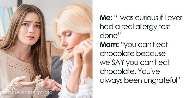 Woman Finds Out Her Mom Lied To Her About Allergies, The Story Takes A Crazy Turn