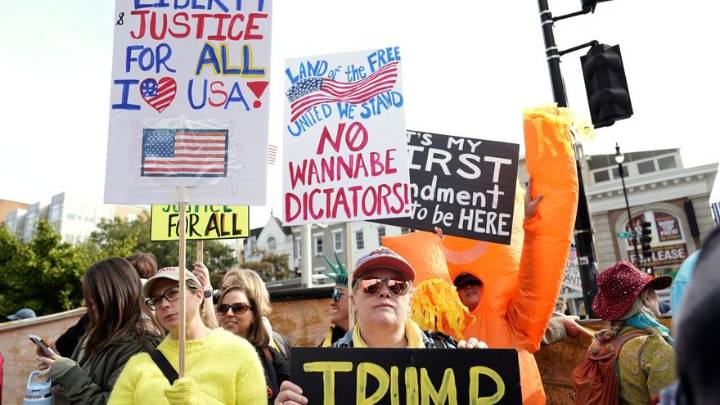 Las protestas en Estados Unidos contra Donald Trump, en imágenes