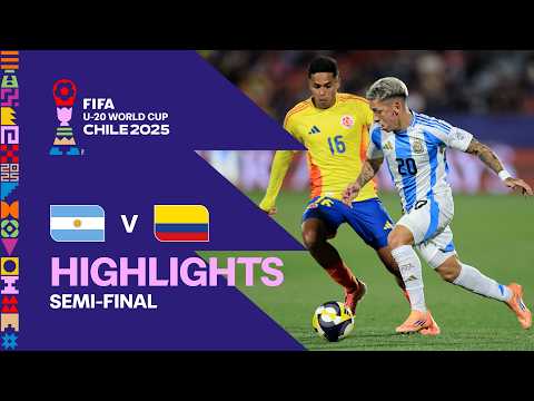 Dónde ver la repetición de Argentina vs. Colombia por semis del Mundial Sub 20