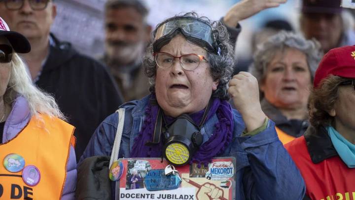 Incidentes en la nueva protesta de jubilados: tres detenidos