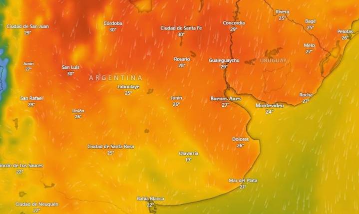 Cambia por completo el tiempo en Buenos Aires: lluvias, viento y fuerte descenso de temperatura