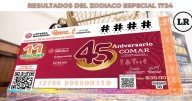Zodiaco Especial 1724: Resultados del Sorteo del 26 de octubre del 2025 de Lotería Nacional