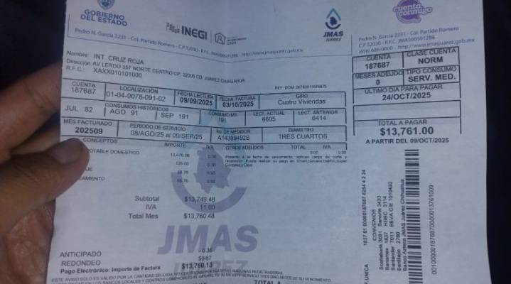 Continúan escandalosos cobros de la JMAS; usuarios presentan denuncia por robo