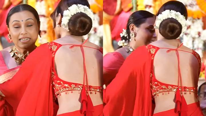 Rani Mukerji is 'Best'; earns praise for stopping Sherlyn Chopra from touching her feet at Durga Puja pandal
