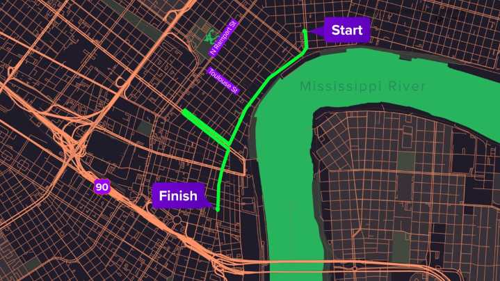 Krewe of Boo 2025 parade route