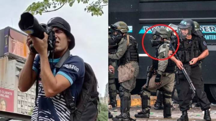 Procesaron al gendarme que disparó contra el fotógrafo Pablo Grillo