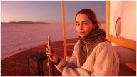 La reina de dragones, Emilia Clarke, conoció las Cataratas del Iguazú y quedó fascinada