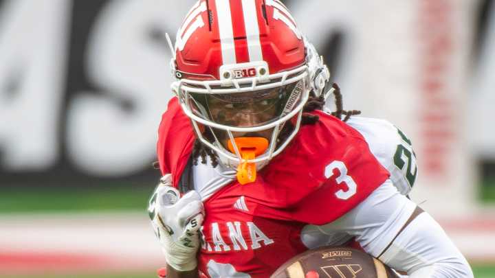 Elijah Sarratt, Omar Cooper Jr. near Indiana football records, stats