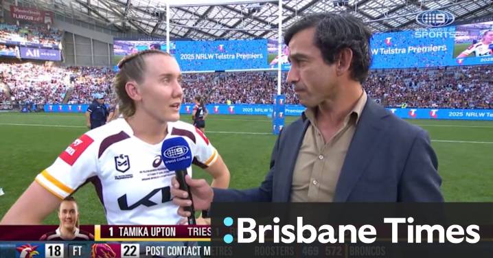 Upton drops F-bomb after grand final