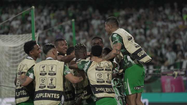 Nacional le dio una paliza al Medellín y ya aseguró su presencia en los cuadrangulares semifinales de la Liga BetPlay
