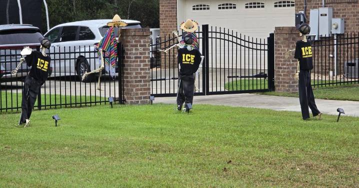 Sheriff’s ICE Halloween display draws criticism