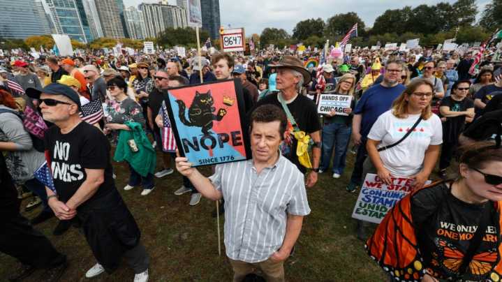 "No Kings": Protestas anti-Trump a gran escala tienen lugar en EE.UU.