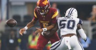 Commanders QB Jayden Daniels leaves with hamstring injury in 3rd quarter against Cowboys