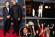 Nas, Dr. Dre at grand opening of Simon Kim's Cote Las Vegas