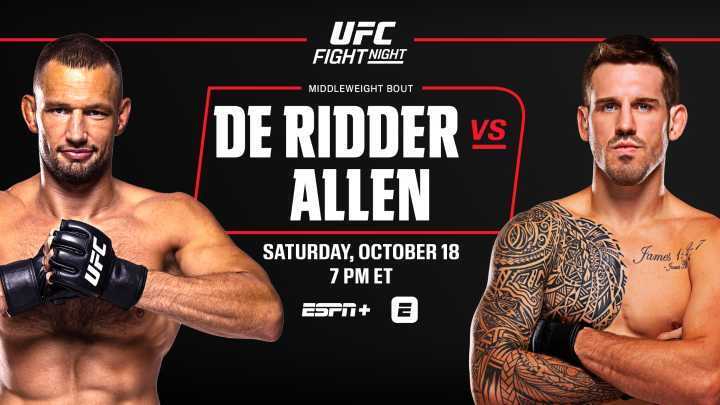UFC Fight Night Presented by Bud Light: De Ridder vs. Allen